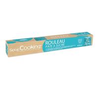 ScrapCooking - Rouleau de Pâte à Sucre Bleue - Prêt à l’Emploi - Sans Huile de Palme - Diamètre 36 cm - Pour Gâteaux, Pâtisseries, Desserts - Bleu Turquoise - 430 g - 7275