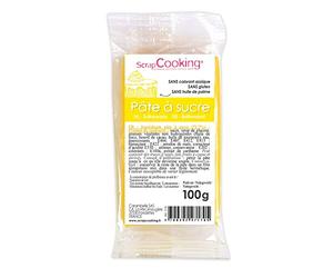 Scrapcooking : Sachet De Pâte À Sucre, 100g - Jaune