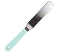 ScrapCooking Spatule coudée inox 29 cm – pâtisserie, glaçages – Vert d’Eau (5177)