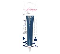 ScrapCooking - Stylo Choco Bleu Nuit - Crayon Alimentaire Pâtisserie 25 g - Stylo Décoratif Comestible - Écrire & Dessiner sur Desserts, Gâteaux & Biscuits Anniversaire Pâques - 6807