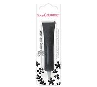 ScrapCooking - Stylo de Glaçage Alimentaire Pâtisserie 26 g - Crayon Décoratif Comestible - Écrire & Dessiner sur Desserts, Gâteaux & Biscuits - Anniversaire Noël - Noir Irisé - 7067