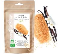 ScrapCooking - Sucre Vanillé Bio 50 g - Sucre à la Vanille Bourbon de Madagascar Biologique & Naturelle - À base de Sucre de Canne - Sucre En Poudre - Pour Cuisine & Pâtisserie - 4801