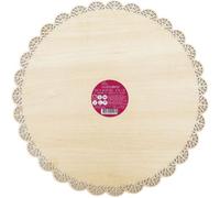 ScrapCooking – Support à gâteau rond Plat Dentelle bois 29 cm réutilisable 5157