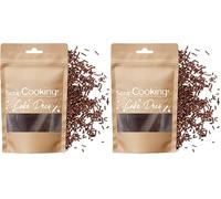 ScrapCooking - Vermicelles Chocolat Noir 70 g - Décorations Alimentaires Comestibles - Sprinkles Choco pour Déco Gâteaux, Pâtisseries, Bûches - Noël, Anniversaire - 7465 (Lot de 2)