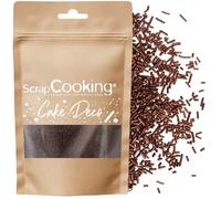 ScrapCooking - Vermicelles Chocolat Noir 70 g - Décorations Alimentaires Comestibles - Sprinkles Choco pour Déco Gâteaux, Pâtisseries, Bûches - Noël, Anniversaire - 7465