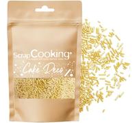 ScrapCooking - Décors sucrés Vermicelles dorés 60g - Décoration Alimentaire pour Gâteaux, Pâtisseries - 7478