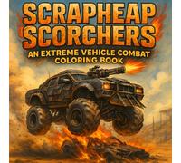 Scrapheap Scorchers An Extreme Vehicle Combat Coloring Book: Coloring Pages of Post-Apocalyptic Combat Vehicles Intricate Line Art for Fans of ... Pages of Detailed Weaponized Vehicle Designs