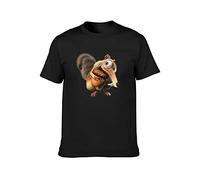 Scrat Ice Age Collision Course 2016 Tee Mens T Shirt Black S