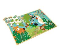 Scratch Europe- Puzzle Jungle 100 pièces pour Enfants à partir de 5 Ans, 276181120, Multicolore