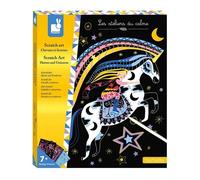 Janod Kit créatif J07895 - Scratch Art Chevaux et Licornes