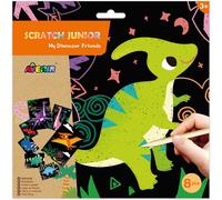 Scratch art - dinosaures multicolor TU