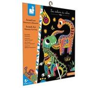 Scratch Art - dinosaures silhouettés G