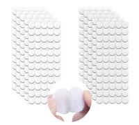 Scratch Autocollant 20mm, 600 Pcs Pastille Scratch Autocollant Crochets et Boucles, Scratch Autocollant Double Face Rond Blanc, Autocollantes Points pour DIY, Artisanat etc. (20mm 300 Paires)