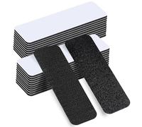 Scratch Autocollant Double Face 3x10 cm, 20pcs Velcro Adhésif Puissant Réutilisable, Bande Velcro Autocollant, Bande Scratch Adhésive pour Ménage et Bricolage - Durable, Sans Résidus (20Pcs)