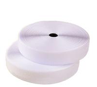 Scratch Autocollant Rubans Adhésifs, Bande Agrippantes Adhésives Extra Fort Ruban Adhésif Scratch Hook Loop Double Face Autocollant 25M x 20mm (blanc)