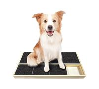 Scratch Board pour chiens, plate-forme à gratter pour chiens,Panneau à gratter en bois pour les ongles - Puppy Pippy Pading avec coffre de réglement pour animaux de compagnie Interactive Pet Care pour