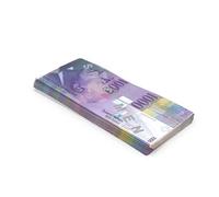 Scratch Cash 100 x 1000 Francs Suisses Huitième Série Argent pour Jouer (taille réduite à 66%)