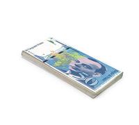 Scratch Cash 100 x ₣ 50 Francs Play Money (Taille réelle)