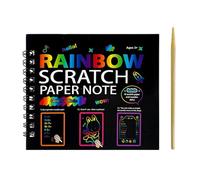 Scratch Craft Paper Note Books, Coloring Notebook | For Student Kids Girls Classroom Kindergarten Party Airplane Car Home Travel Christmas Children's Day