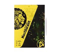 Scratch Crafts - Papier A4 Paysage et Animal Artiste Kit d'art manuel avec cartes pailletées pour activités interactives | Fournitures créatives de bricolage pour, jeux éducatifs et