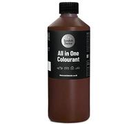 Scratch Doctor Colorant pour cuir tout en un pour réparer les canapés, sièges de voiture, chaussures (marron moyen, 250 ml)