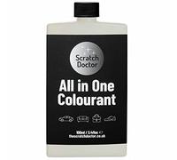 Scratch Doctor Colorant tout-en-un pour cuir - Peinture de réparation auto-adhésive pour meubles, canapés, sièges de voiture (crème clair, 100 ml)