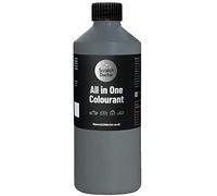 Scratch Doctor Colorant tout-en-un pour cuir - Peinture de réparation autocollante pour meubles, canapés, sièges de voiture (gris, 1 litre)