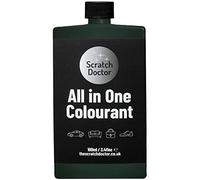 Scratch Doctor Colorant tout-en-un pour cuir - Peinture de réparation autocollante pour meubles, canapés, sièges de voiture (vert foncé, 100 ml)