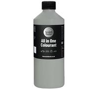 Scratch Doctor Colorant tout-en-un pour cuir - Peinture de réparation pour meubles, canapés, sièges de voiture (gris clair, 250 ml)