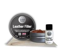 Scratch Doctor Kit de colle pour cuir et mastic de réparation déchirures, déchirures, rayures, trous sur les meubles en cuir, canapés, chaises, sièges de voiture (marron chocolat, 10 ml)