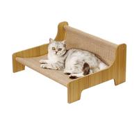 Scratch Lounge Cat Bed - Portable Cat Scratch Pad | Pet Couch Bed, 2 en 1 Sisal Training Toy Pet Supplies Portable For Rest And Play Indoor Living Room Balcony Patio Furniture Protector