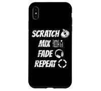 Scratch Mix Fade Repeat Coque pour iPhone XS Max