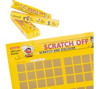 Scratch Off 100 Love Games - Poster à gratter pour couples A2