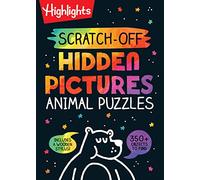 Scratch-Off Hidden Pictures Animal Puzzles