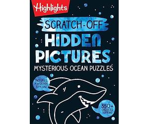 Scratch-Off Hidden Pictures Mysterious Ocean Puzzles