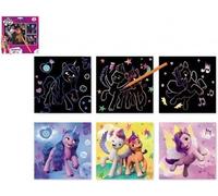 Scratch off picture 3pcs coloré My little Pony 20x20cm