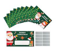 Scratch Off Tickets, 10 Pieces DIY Funny, Santa Snowman | Scratch Off Christmas, Card Games for, Kids Family Classroom, Prizes Stocking, Stuffers New Year, Home Office School