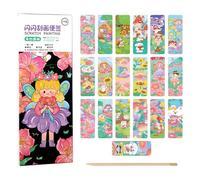 Scratch Paper Art Set - Art Craft Kit - Scratch Off Paper Sheets, Scratch Off Artics Notes, Interactive Kids Toys for Kids Boys Girls Home Home