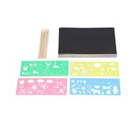 Scratch Paper Set Portable DIY Easy Operation Art Toys Enfants