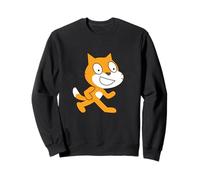 Scratch Programming Language Mascotte Chat Officiel Sweatshirt
