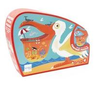 Contour Puzzle - Pélican Multicolore