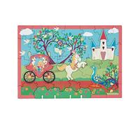 Scratch - Puzzle 3D 2-en-1 Princesse, 32 pièces, Jeu éducatif en Carton pour Enfants