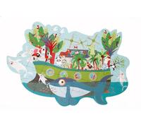 Scratch Puzzle 40pcs: Contour Puzzle/L'ARCHE 69,5x47,6cm, en boîte Forme 31x18,8x6,5cm, 3+