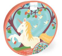 Scratch - Puzzle de Contours pour Enfants 3 Ans - Shape Puzzle Licorne - Puzzle