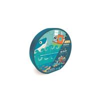 SCRATCH - Puzzle de jeu 2en1 3D océan 30 pièces