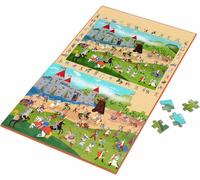 SCRATCH Puzzle magnétique 2 en 1 - Jeu de découverte - Chevalier
