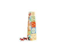 Scratch tour d'empilage Animaux du monde 8 parties Multicolore