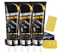 Scratch Remover for Vehicles, New Upgrade Car Scratch Repair Kit with Wipe and Sponge for Car Paint Polishing & Restore (Black 3 sets)