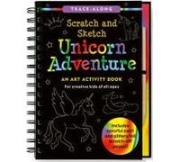 Scratch & Sketch Unicorn Adventure: An Art Activity Book For Creative Kids Of All Ages [With Pens/Pencils]