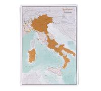 Scratch the World® Carte de l'Italie à gratter - 42 x 59 cm